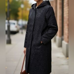 SACKABLES Reversible Full-length Long-Sleeves Hoodie Raincoat Medium Women's